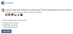 Facebook Group Invite