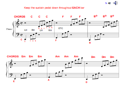 musical notation with embedded music